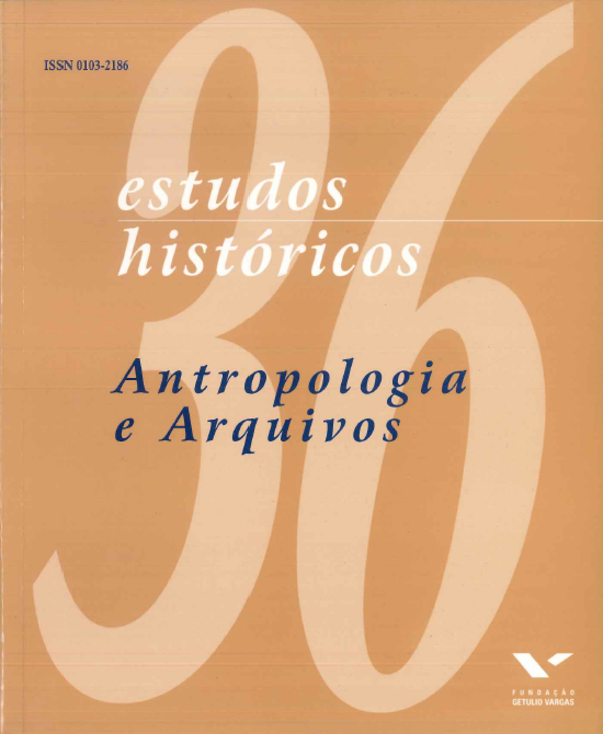 					Visualizar v. 2 n. 36 (2005): Antropologia e Arquivos
				